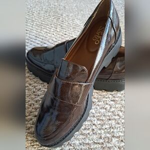 Franco Sarto Brindy Platform Dark Brown Loafers